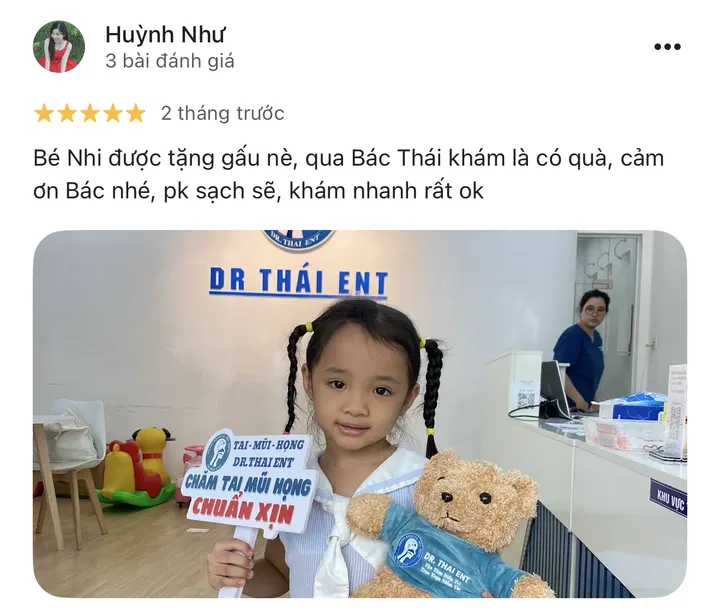 Đánh giá 5 sao của khách hàng trên Google Maps
