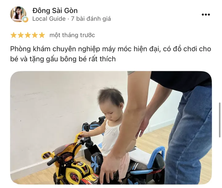 Đánh giá 5 sao của khách hàng trên Google Maps