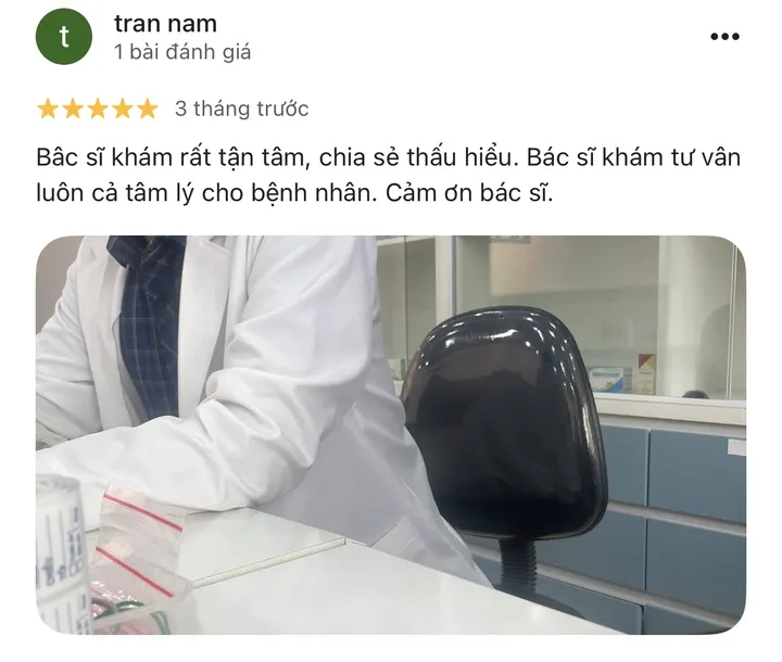 Đánh giá 5 sao của khách hàng trên Google Maps
